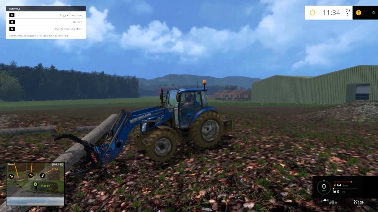 Let's play Farming Simulator 2015 Ep 1 First look at multiplayer on