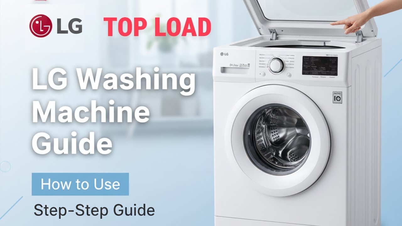 How to Use LG Top Load Washing Machine | Step-by-Step Guide - YouTube