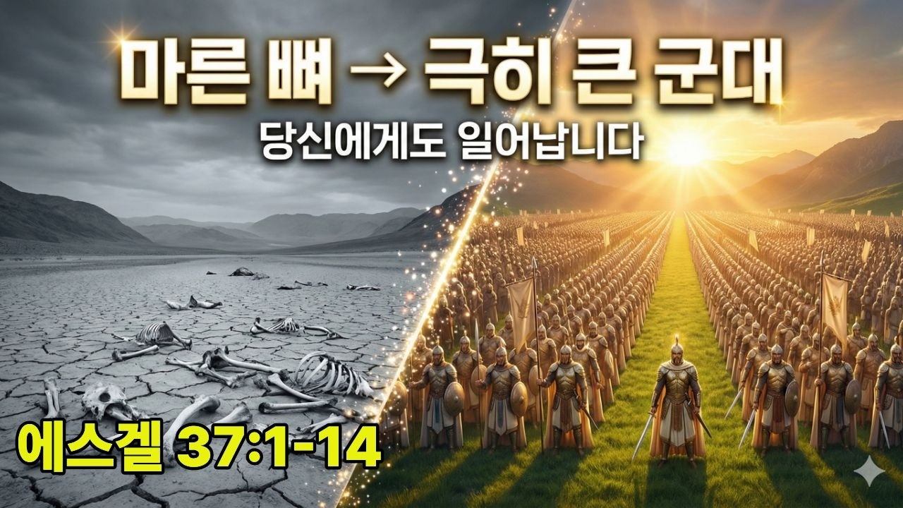 당신의 마른 뼈에도 생기가 들어갑니다 | 죽은 신앙이 살아나는 기적 | 에스겔 37장 묵상