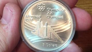 2nd of 4 large silver coins from canada i purchased at spot
commemorating the montreal summer olympics. thank you for supporting
my channel by liking, commen...