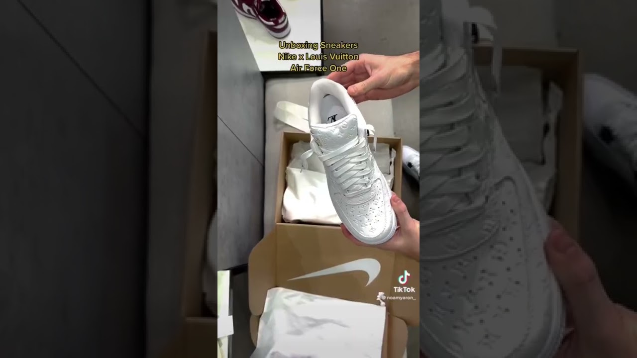 Unboxing $360,000 Nike Air Force 1 Virgil Abloh Louis Vuitton 