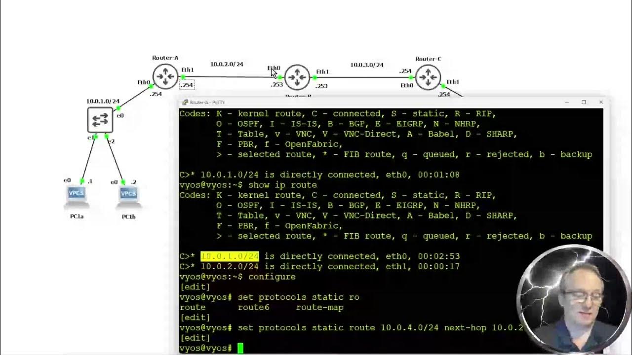 Demonstration: Network+ Static Routing - YouTube