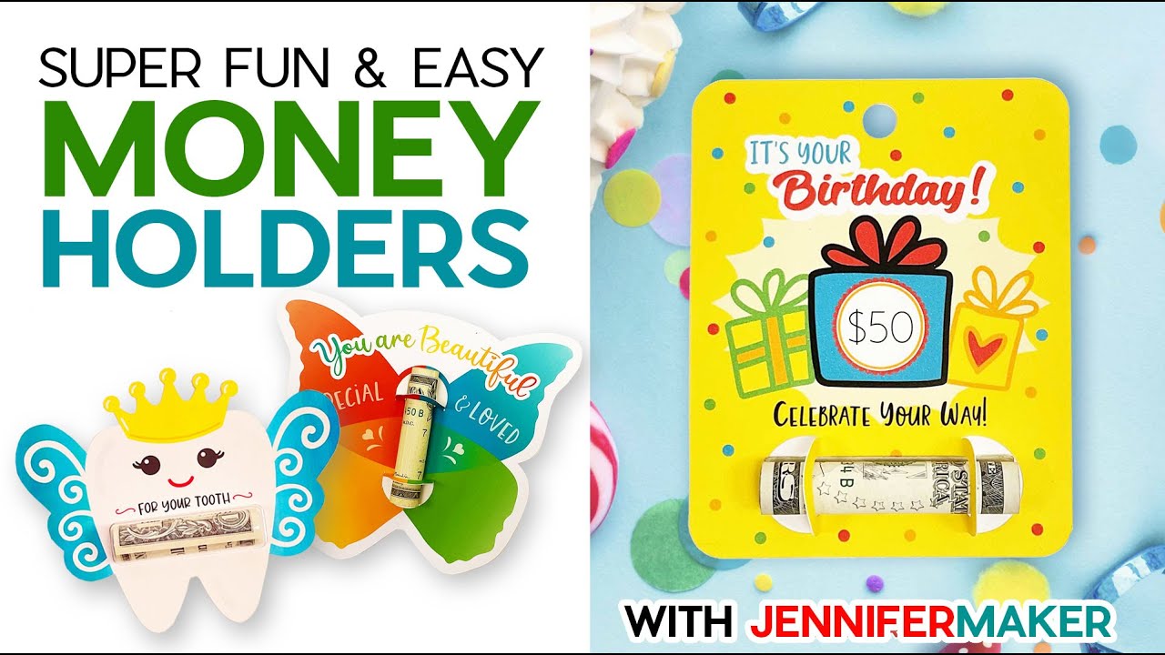 DIY Money Holder Greeting Cards  Creative Ways To Include Cash Gifts 