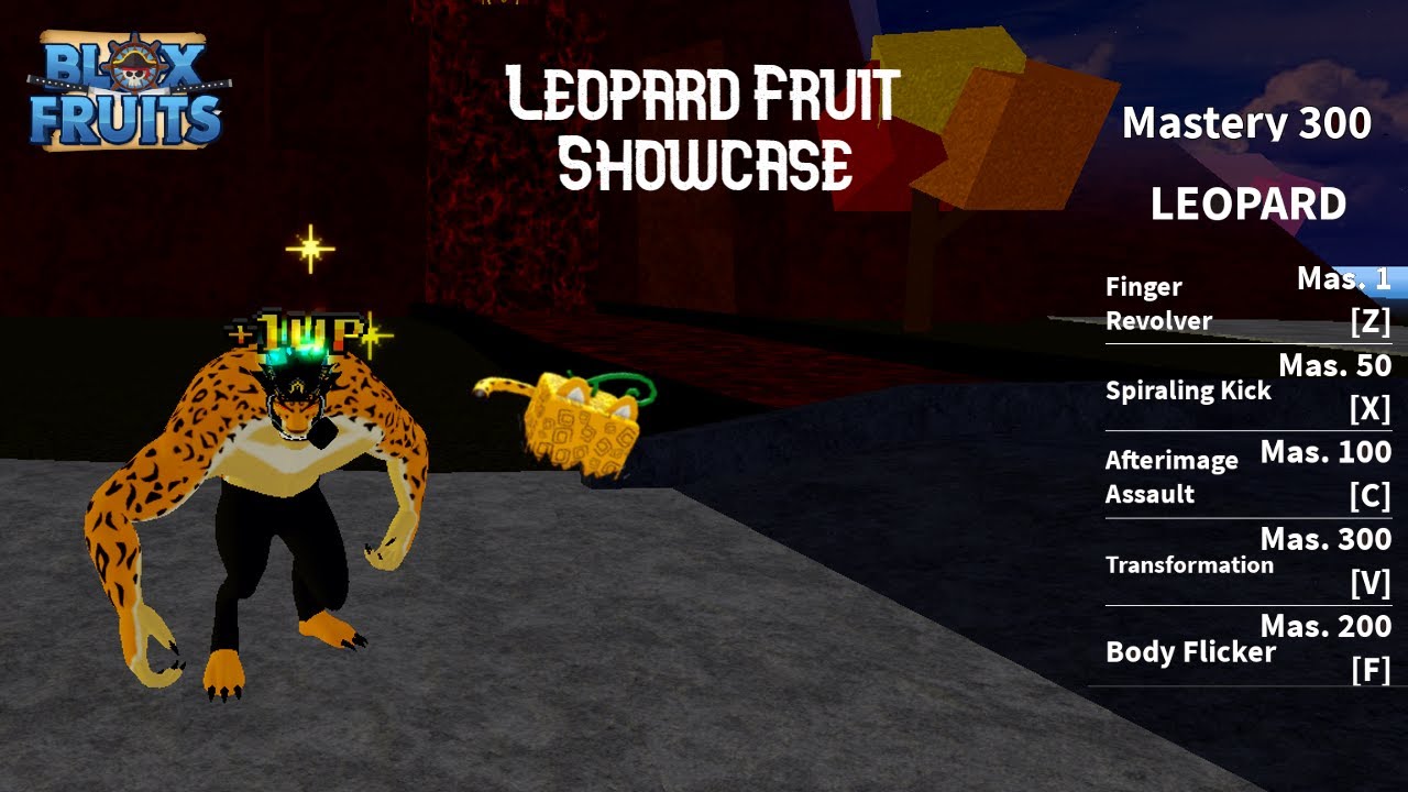 LEOPARD FRUIT Showcase In Blox Fruits (Roblox) 