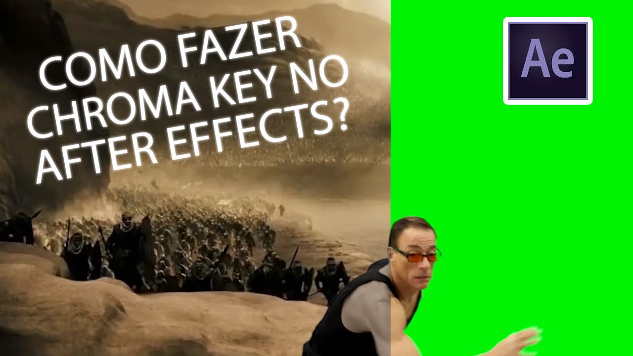 chroma key no after effects chroma key no after effects