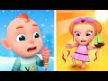 Let’s Go Swimming! | Hot or Cold Weather Song | Kids Songs &amp; Nursery Rhymes | Rosoo Sing &amp; Learn