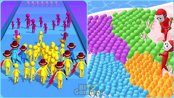 Join Clash 3D Vs Count Master 3D 👤🧟‍♂️👤🦹‍♂️ Max All Levels Android iOS Gameplay walkthrough Ep 12