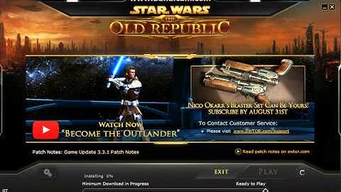SWTOR: Launcher Problem