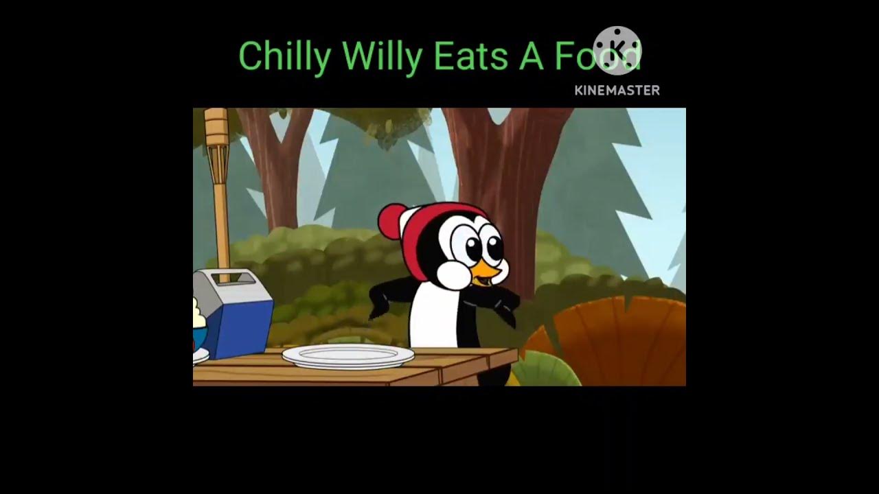 Chilly Willy Eats a Food #woodywoodpecker #JaciePie #shorts
