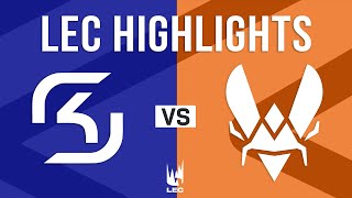 SK vs VIT Highlights | LEC 2025 Winter Split Week 2 Day 2 | SK Gaming vs Team Vitality