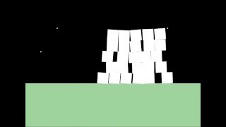 Test 1 of rigid body physics engine using sequential impulse solver