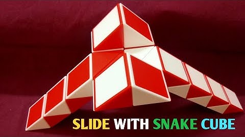 How to make Slide with Snake Cube | Snake Puzzle | Trendz Videos