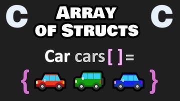Arrays of structs are easy! 🗄️