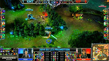 NiP vs KMT Game 2 - LCS EU Promo