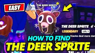 How to EASILY Find THE DEER SPRITE & Spooky Dash Sprite in Fortnite!