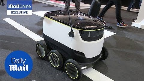 Meet the clever robot that delivers parcels right to your door - Daily Mail