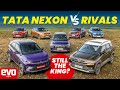 Tata Nexon vs XUV300, Brezza, Venue, Sonet, Kiger, Magnite | King Of Compact SUVs | evo India