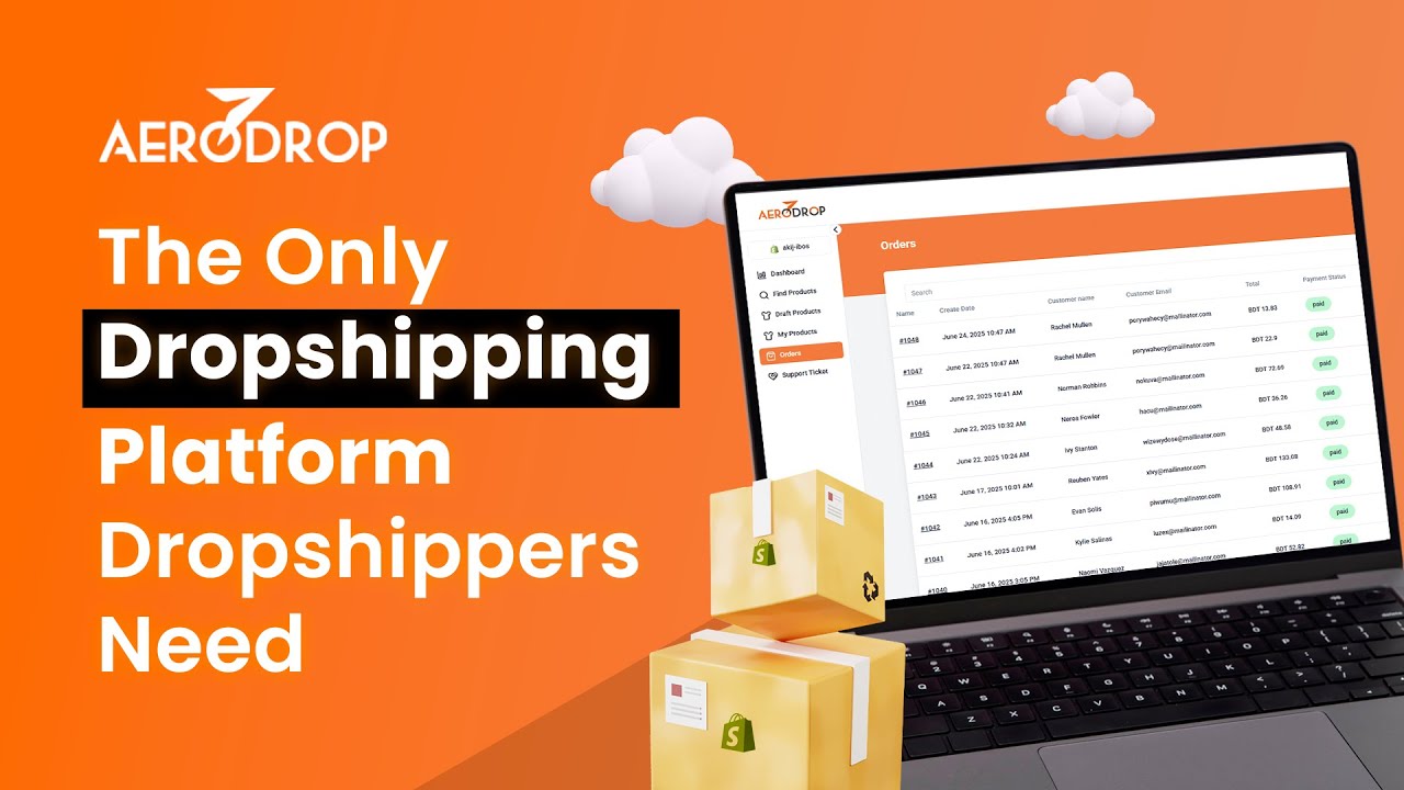 AeroDrop: The Easiest Way to Start Dropshipping on Shopify - YouTube