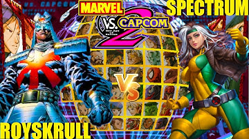 Marvel vs Capcom 2: ROYSKRULL vs SPECTRUMSTARK