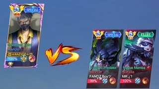 TOP GLOBAL NATALIA AND TOP GLOBAL HELCURT VS TOP GLOBAL HANZO NEW ONE SHOT BEST BUILD HANZO | MLBB