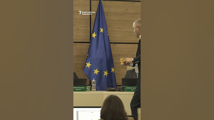 Georgian Opposition Politician Throws Paint Over Election Chief To Protest Vote In Tbilisi