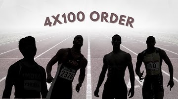 How to ORDER a 4x100 Relay Squad
