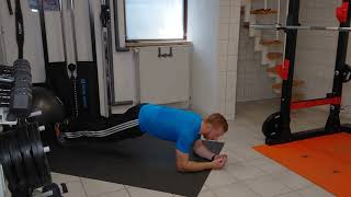 Plank - instruction and correct form - free tutorial screenshot 2