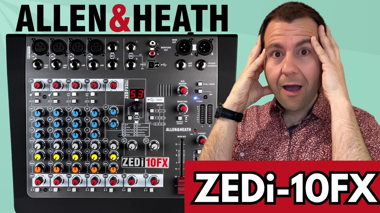 ZEDi-10FX Review - This Mixer BLEW My Mind! (For Live and