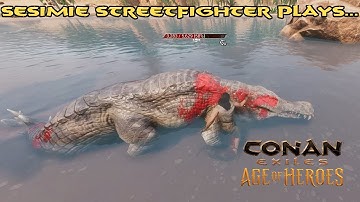 Conan Exiles: Age of Heroes | How to Glitch Your Croc Boss in 2025