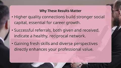 What Are Key Networking Results To Monitor?