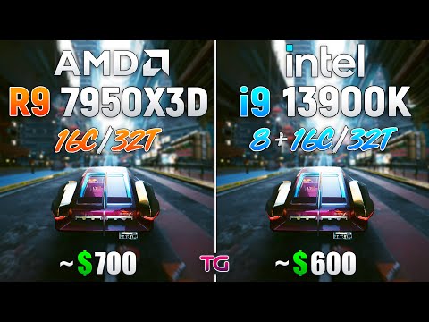 Ryzen 9 7950X3D vs Core i9 13900K - Test in 10 Games