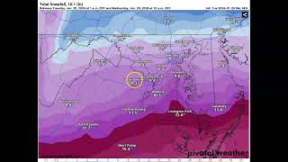 Snow - but how much? COLD! Loudoun County Model Longer Range Outlook for Tuesday, January 20, 2026