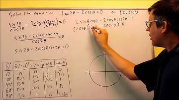 Solving a Trig Equation With Factoring and Double Angles: Ex 14