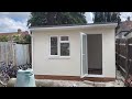How to build a garden office in 20 days - step by step instructions
