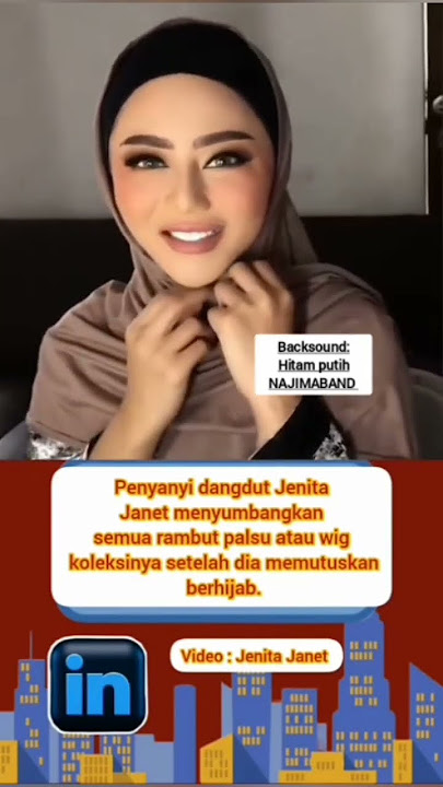 Jenita Janet sumbangkan semua Wig miliknya#jenita #selebriti