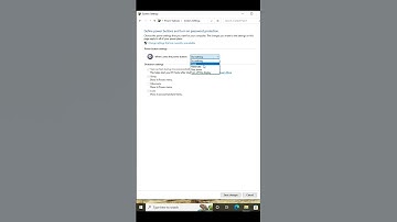 How to change the power button in windows 10