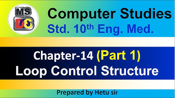 Computer Studies class 10 GSEB Chapter 14 English Medium (Part-1)