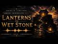 Lanterns on Wet Stone | Relaxing Ambient Music for Sleep, Study &amp; Rainy Night Vibes