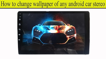 Set own picture Wallpaper in TS7 android car stereo