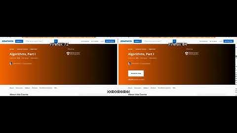 www.coursera.org/learn-algorithms-part1 - page load Fx71 vs Fx84