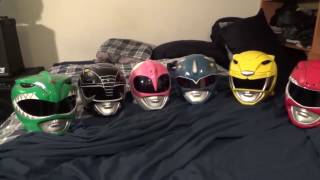 My Complete Zyuranger/Power Ranger Helmet Collection