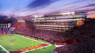 Los Angeles Memorial Coliseum Topping Out