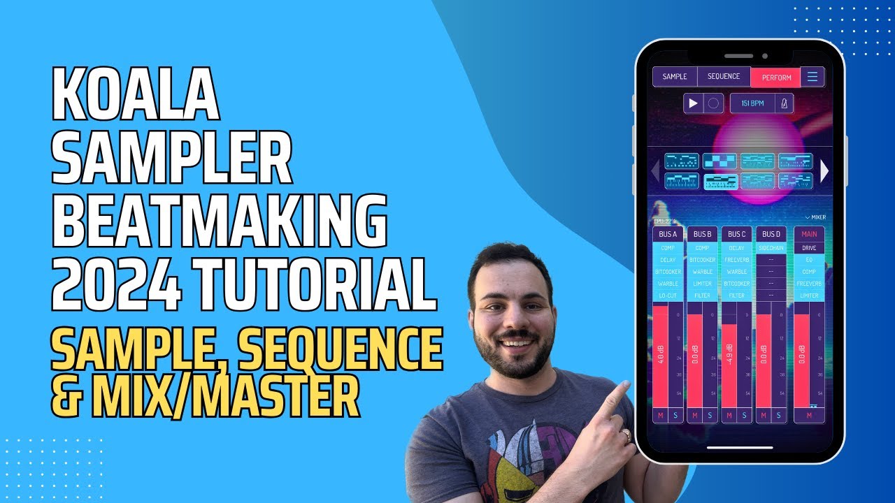 Koala Sampler Beatmaking Tutorial in 2023: Sample Flipping, Sequencing & Using NEW FX and Mixer