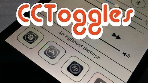 CCToggles - Add Respring & Reboot Toggles to Control Center (iOS 7 JB)