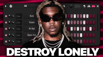 How To Make BEATS For DESTROY LONELY