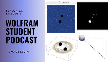 Wolfram Student Podcast S2.5 Ep1: Visualizing Star Fields & Black Hole Mergers