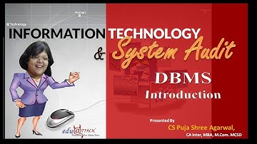 CS Professional Lectures ITSA: DATABASE MANAGEMENT SYSTEM (Introduction) in HINDI Full Lectures