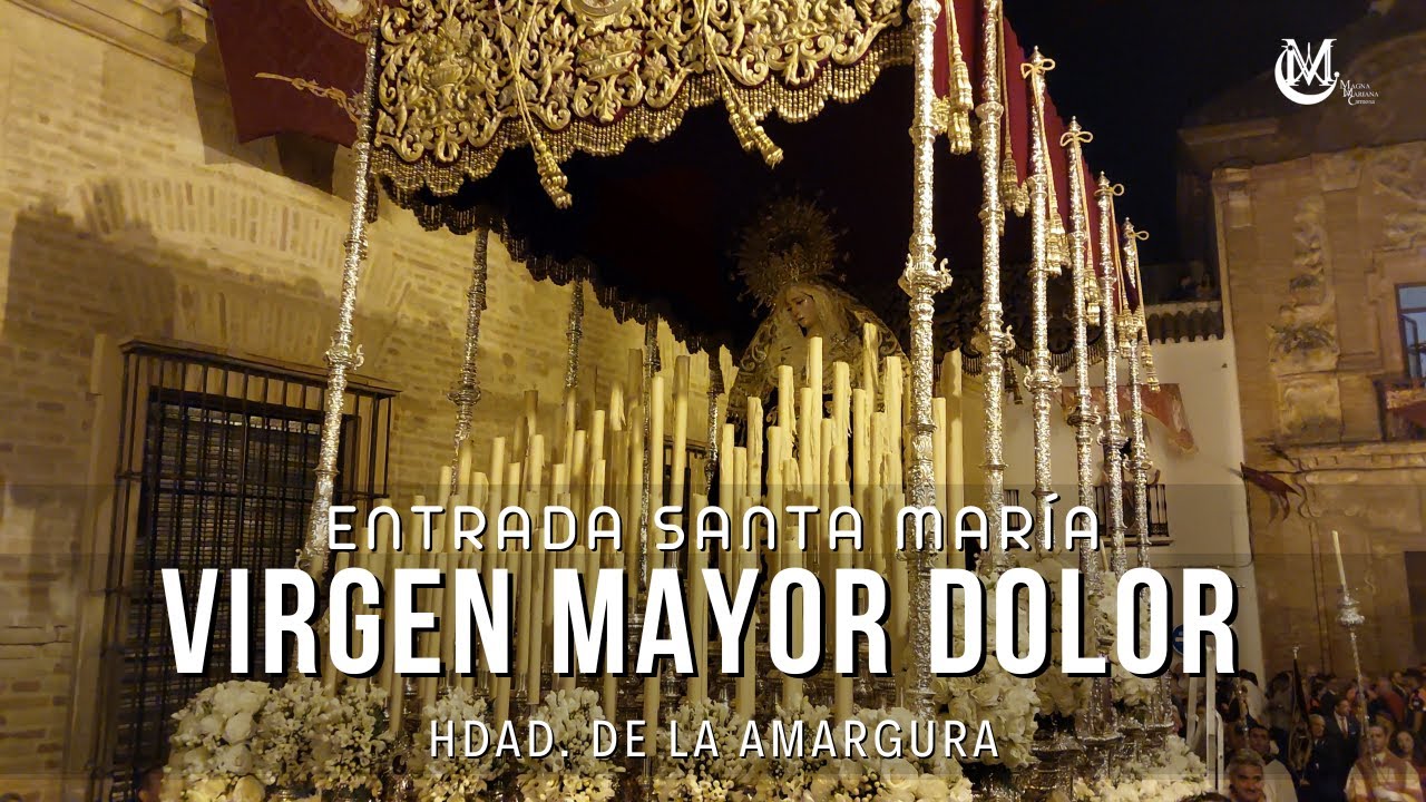 4K| Magna Mariana Carmona. María Sma. del Mayor Dolor | Hdad. Amargura | Entrada Prioral Sta María