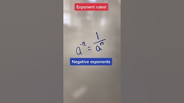 Exponent rule overview - quick exponent tips