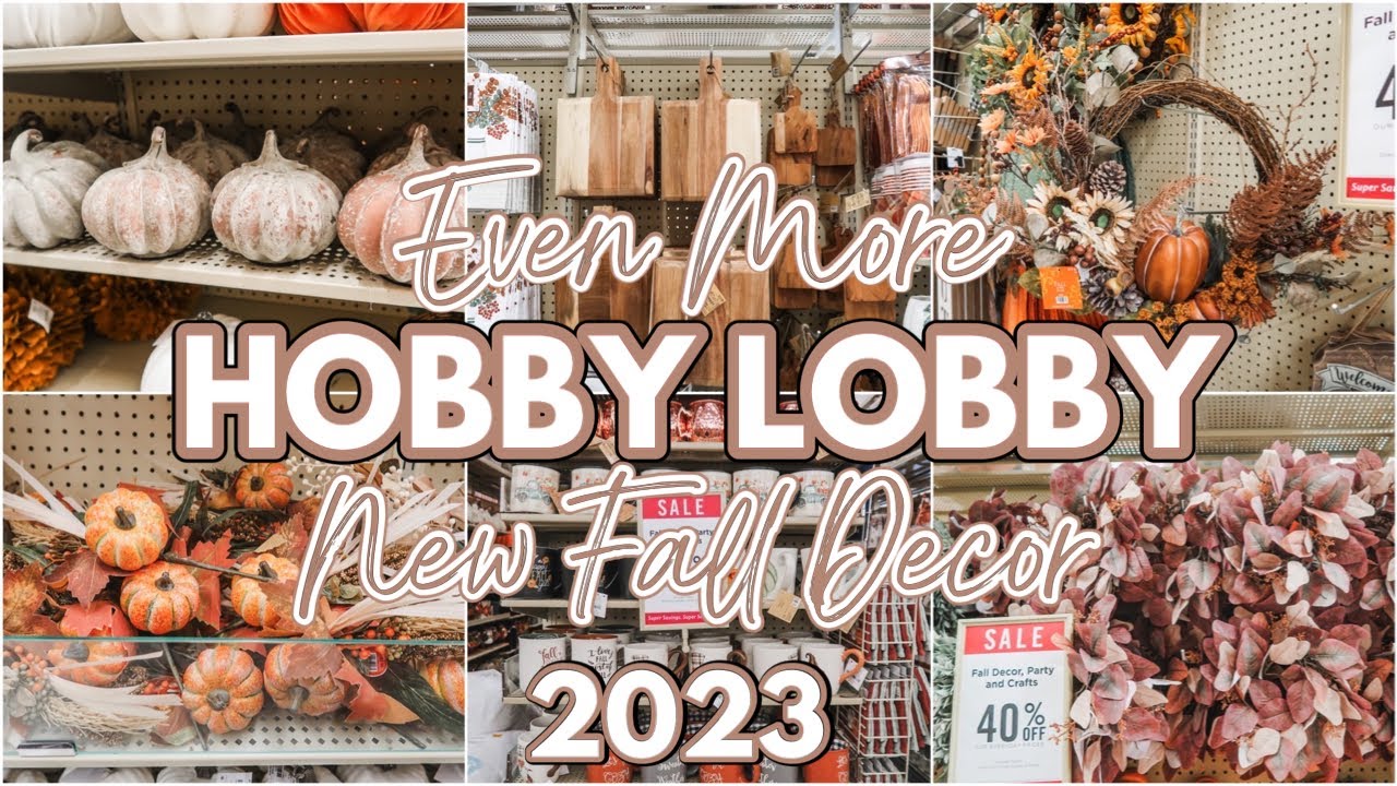 *NEVER BEFORE SEEN* HOBBY LOBBY FALL DECOR 2023 SHOP WITH ME ALL NEW